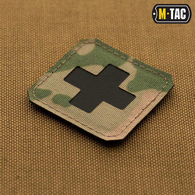 Нашивка M-Tac Medic Cross Laser Cut Multicam/Black - изображение 2