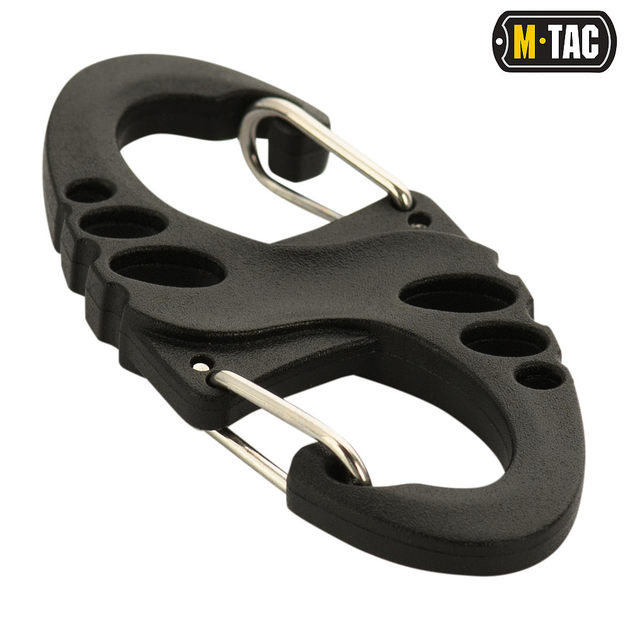 Карабин M-Tac S-Hook пластиковый Black - изображение 1