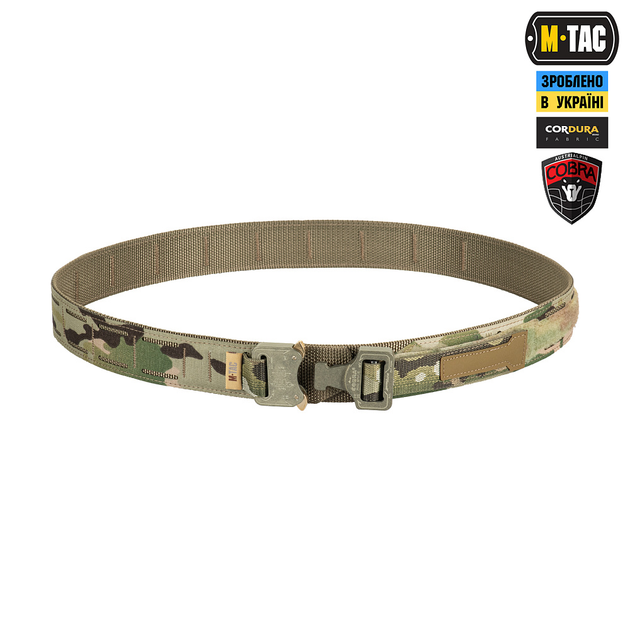 Ремінь M-Tac Cobra Buckle Tactical Belt Laser Cut Multicam XL/2XL - зображення 2