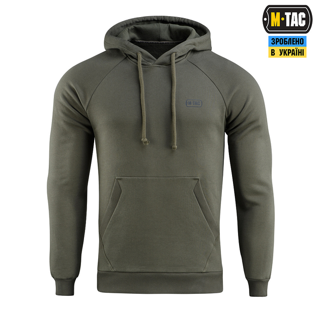 Кофта M-Tac Hoodie Cotton Raglan Hard Army Olive L - изображение 2