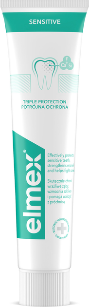 Зубна паста Elmex Sensitive + 75 мл (4007965560200) - зображення 6