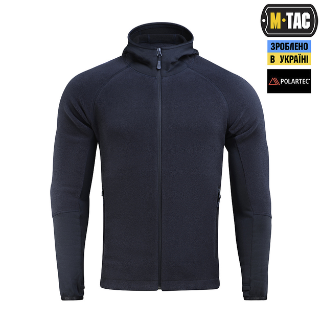 Кофта M-Tac Hoodie Polartec Sport Dark Navy Blue 2XL - зображення 2