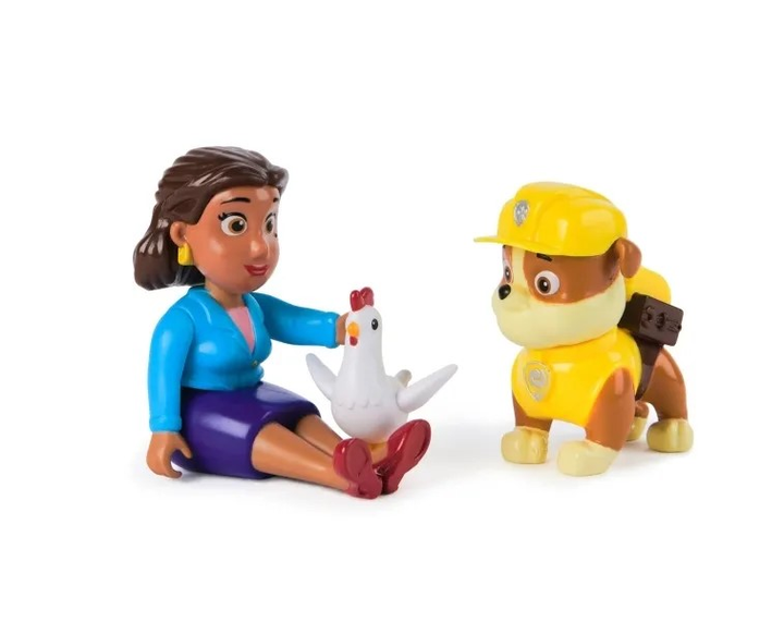 Zestaw figurek Spin Master Paw Patrol Hero Pup Mayor Goodway & Rubble (681147027374) - obraz 3