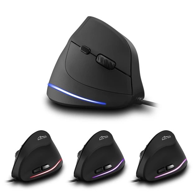 Проводная вертикальная мышка Media-Tech VERTIC 4кн 3200dpi Black (MT1122) - изображение 6