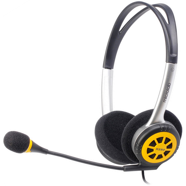 Проводные гарнитура наушники с микрофоном Microlab K250 2 x jack 3.5 ...