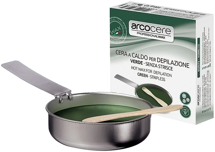 Горячий воск зеленый - Arcocere Professional Wax Stripless 120g (120g) (960762-1221501-2) - Фото 1 Горячий воск зеленый - Arcocere Professional Wax Stripless 120g (120g) (960762-1221501-2) - изображение 1