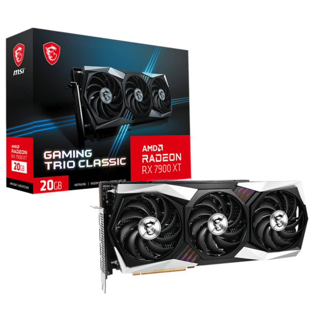 Видеокарта дискретная MSI RX 7900 XT GAMING TRIO CLAS20G 20000МГц - изображение 4