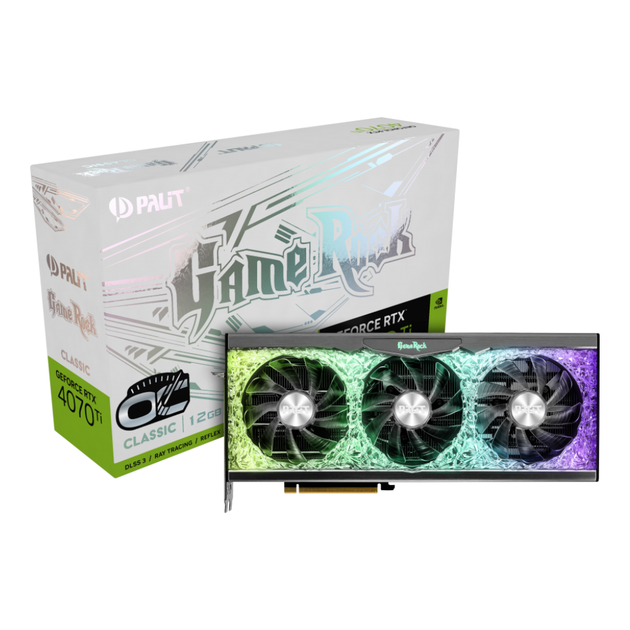 Видеокарта Palit Xpertvision RTX4070Ti GameRock CLAS OC 12G/GDDR6X/192bit/3-DP/HDMI - изображение 4