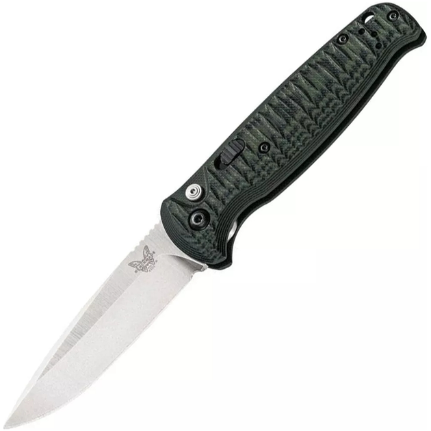 Нож складной карманный замок Push Button Automatic Benchmade 4300-1 Composite Lite Auto (CLA), 195 мм - изображение 1