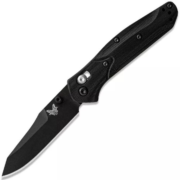 Нож складной карманный замок Axis lock Benchmade 945BK-1 Mini Osborne Reverse Tanto AXS, 172 мм - изображение 1