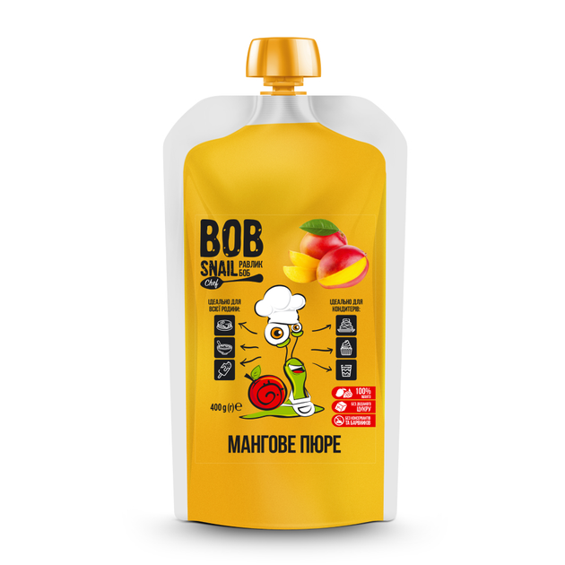 Пюре фруктовое Манго пастеризованное Bob Snail (19381903) 