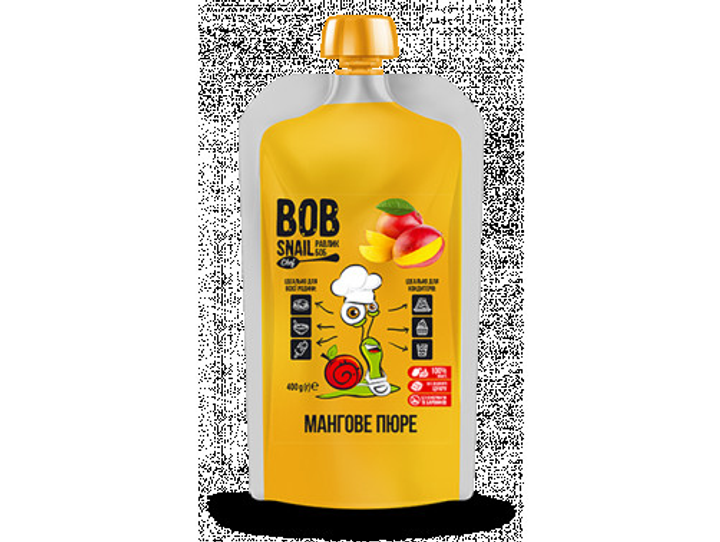 Пюре фруктовое Манго пастеризованное Bob Snail (19381903) 