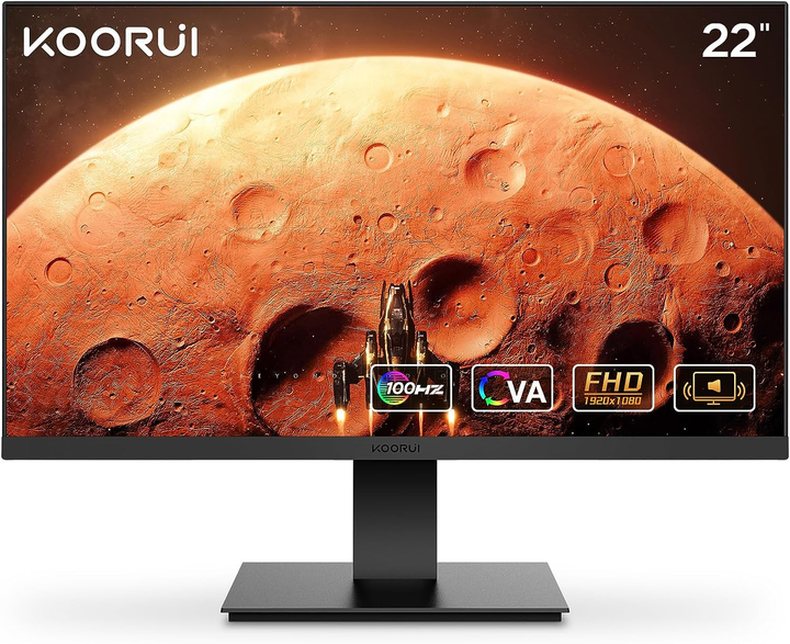 Монитор 22" KOORUI 22N1S Full HD VA 100 Гц g3 - изображение 1