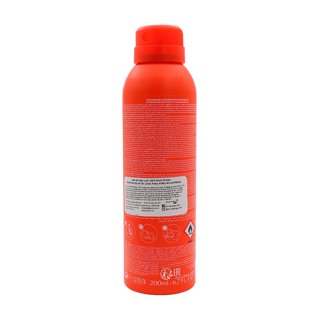 Солнцезащитный спрей с высокой степенью защиты SVR Sun Secure Lait Crepitant Brume SPF50+ 200ml - изображение 3