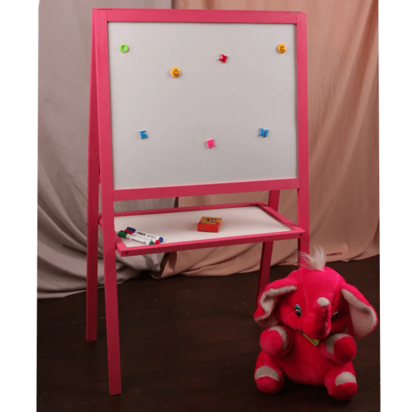 Мольберт ToyCloud двусторонний, розовый, 110 см ВК08 - изображение 5