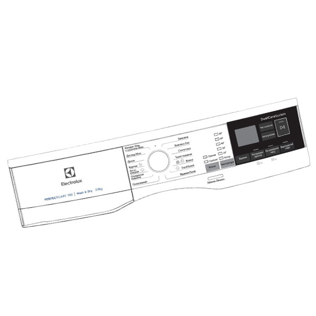 Крышка панели управления и дозатора для стиральной машины Electrolux ...