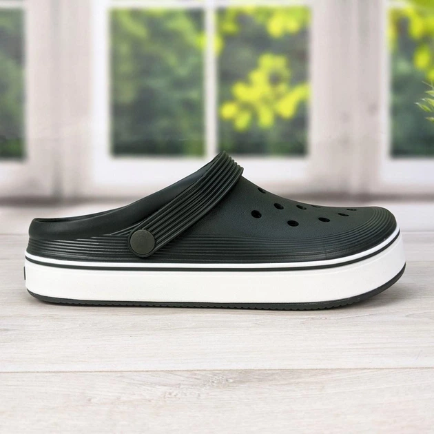 Сабо кроксы мужские пена Dago Style хаки 43 р (28 см) 3695 - изображение 2