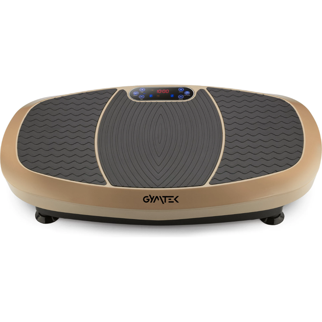 Віброплатформа 3D Gymtek XP750 Intense Gold (2 мотори) до 180 кг + Еспандери та Bluetooth - зображення 2
