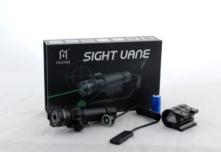 Лазерный целеуказатель Указка Huohje G20 532 nm с зеленым лучом под планку - изображение 2