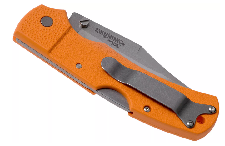 Нож складной Cold Steel Double Safe Hunter, Orange (CST CS-23JB) - Фото 6 Нож складной Cold Steel Double Safe Hunter, Orange (CST CS-23JB) - изображение 6