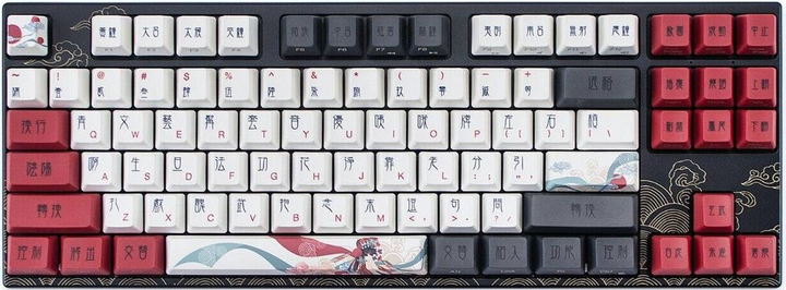 Klawiatura przewodowa Varmilo VEA87 Beijing Opera TKL MX-Brown White LED 100049191 (WLONONWCRA601) - obraz 1