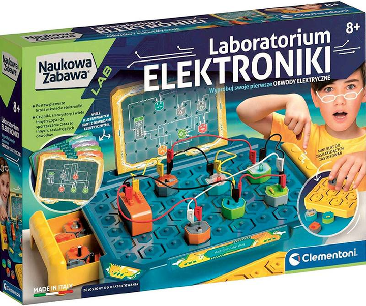 Naukowa zabawa Clementoni Laboratorium elektroniki (8005125507276) - obraz 1