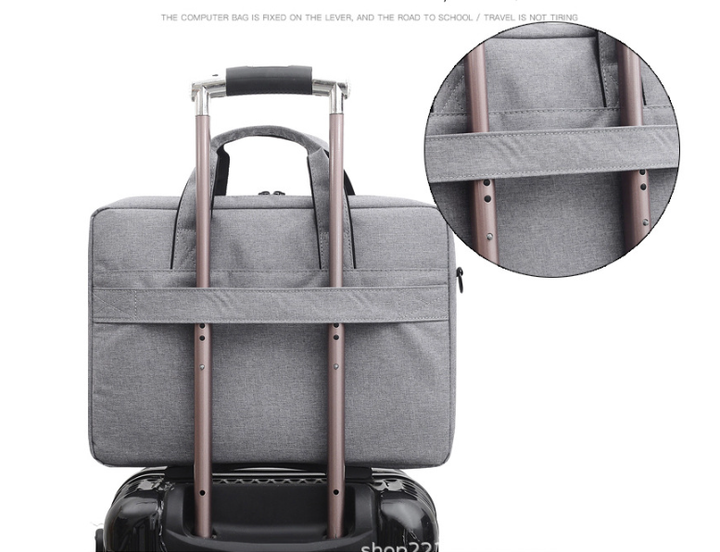 Сумка для ноутбука до 15.6" Серый (S477-1) - Фото 4 Сумка для ноутбука до 15.6" Серый (S477-1) - изображение 4