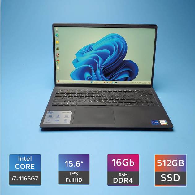 Ноутбук Dell Inspiron 3511 (i7-1165G7/RAM 16GB DDR4/SSD 512GB) Б/В ...