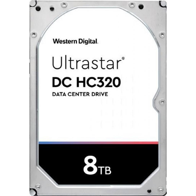 Жорсткий диск WD Ultrastar DC HC320 HDD 8TB 7200rpm 256MB 3.5 Жорсткий диск WD Ultrastar DC HC320 HDD 8TB 7200rpm 256MB 3.5