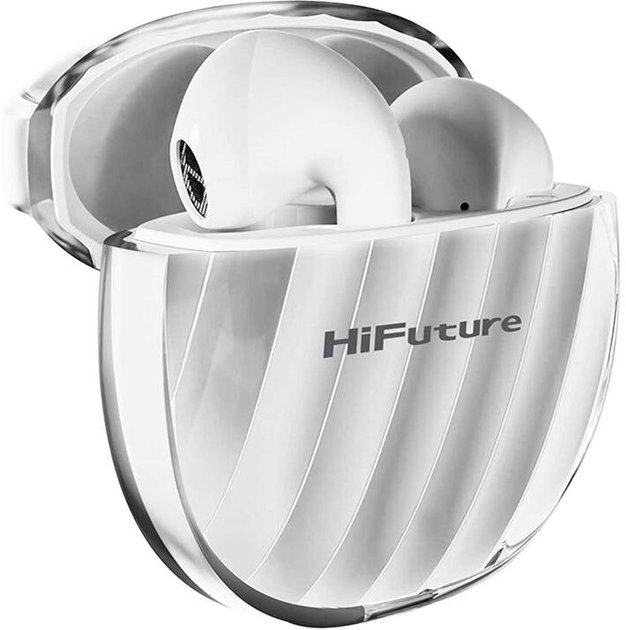 Słuchawki HiFuture FlyBuds 3 White (6972576181077) - obraz 1