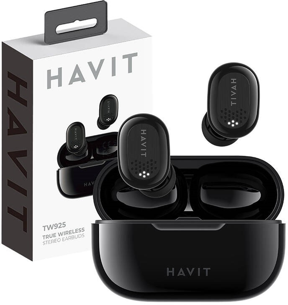 Słuchawki Havit TWS TW925 Black (6939119032067) - obraz 7