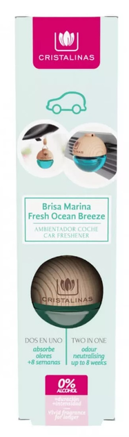 Zapach samochodowy Cristalinas Fresh Ocean Breeze 6 ml (8436535312653) - obraz 1