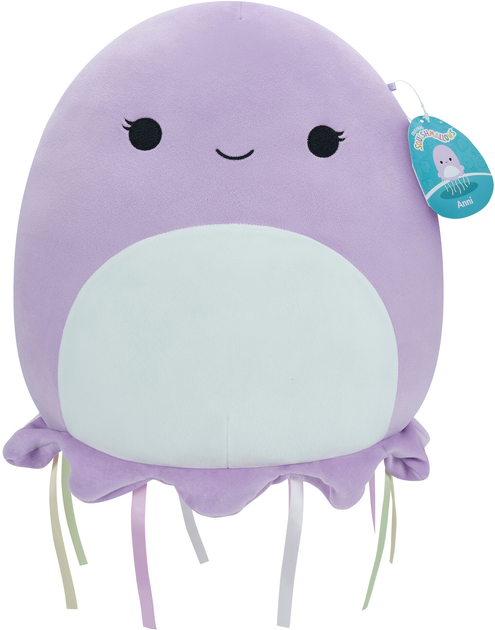 Maskotka Squishmallows Anni – Purple Jellyfish (0196566214392) - obraz 3