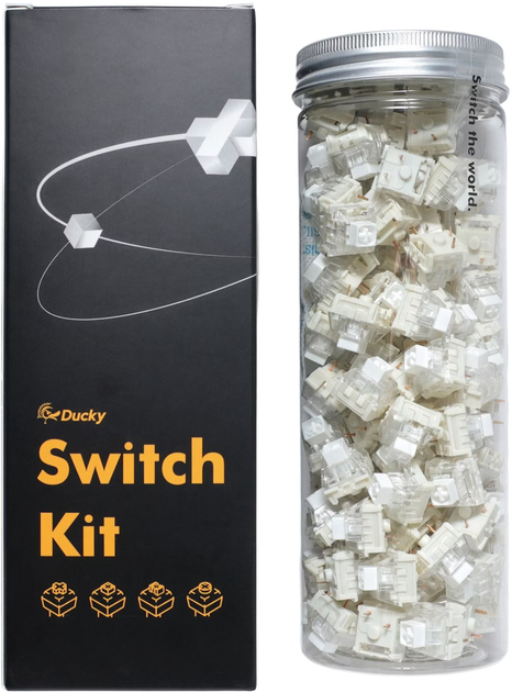 Zestaw Ducky Switch Kit Kailh Box White 110 szt. (DSK110-CPA2) - obraz 1