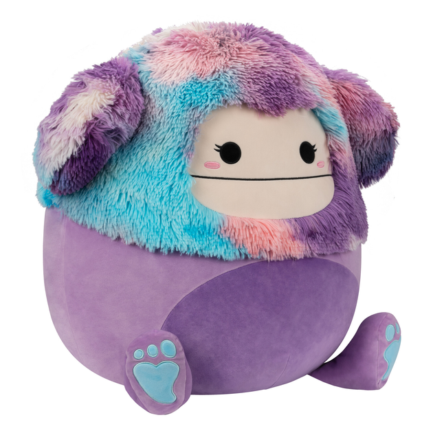 Maskotka Squishmallows Eden - Purple Bigfoot (196566215085) - obraz 4