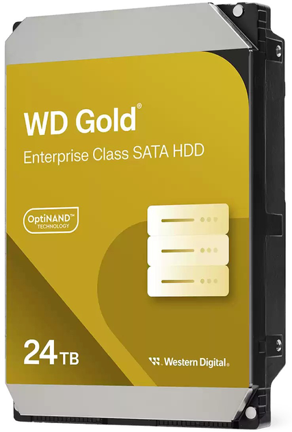 Жорсткий диск Western Digital Gold Enterprise Class 24TB 7200rpm 512MB WD241KRYZ 3.5" SATA III - зображення 1