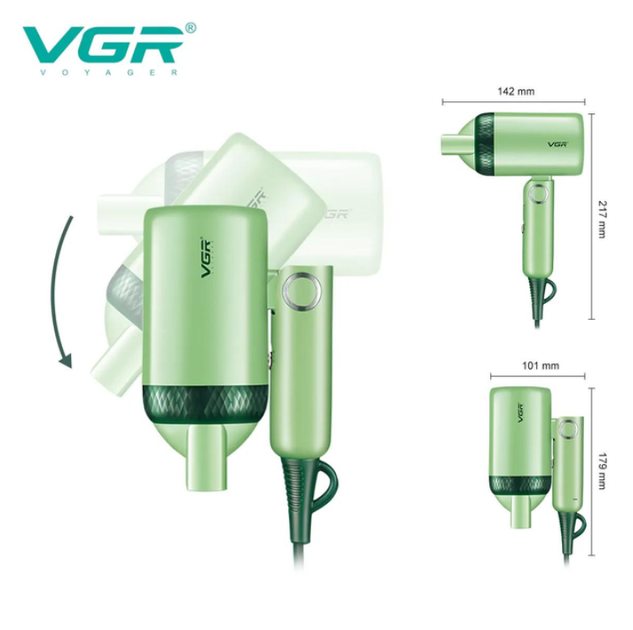 Фен для волос VGR V-421 1200 Вт складной - изображение 4