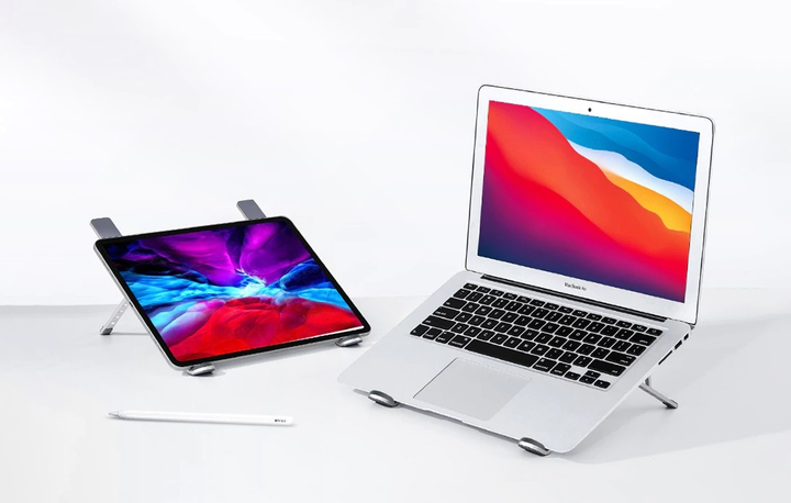 Podstawka pod laptop Ugreen 8-17'' składana Silver (6957303803484) - obraz 5