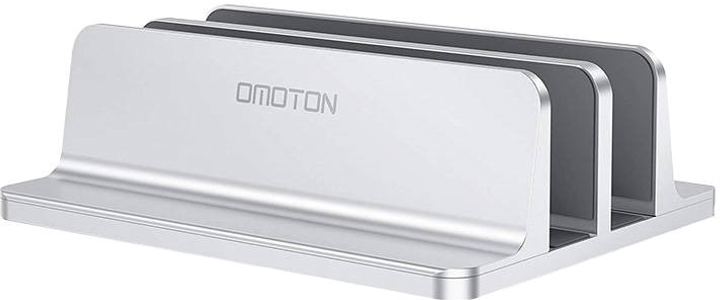 Stojak na laptop Omoton LD02 Silver (6975969180053) - obraz 1