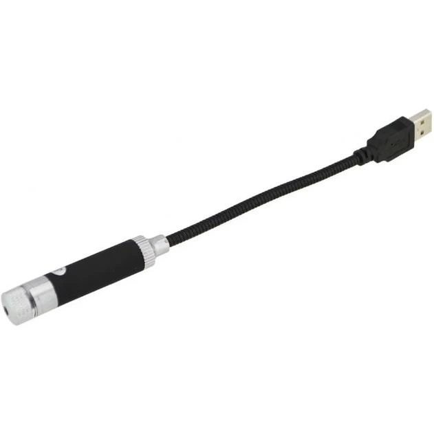 Лазерная указка с насадками UKC SN-R12USB, красный свет - изображение 2