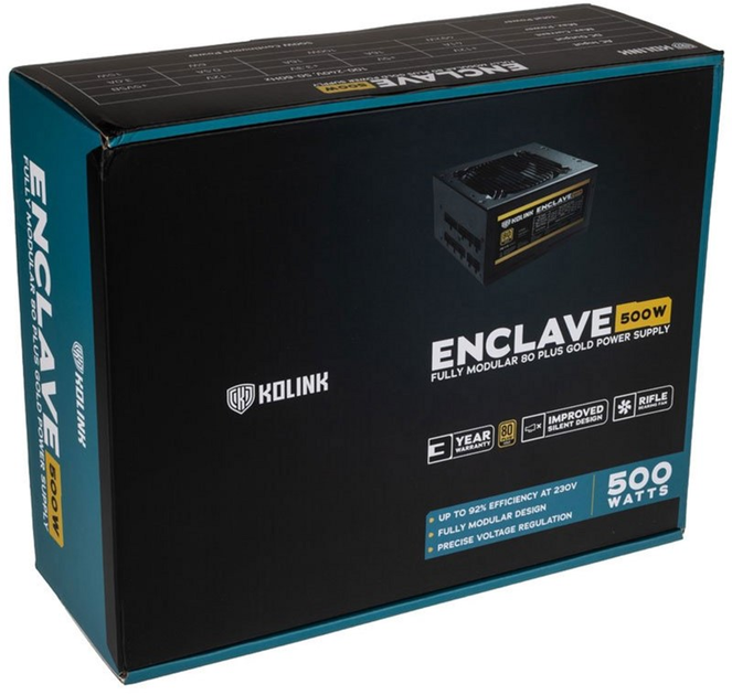 Блок питания KoLink Enclave 500 W (KL-G500FM) - изображение 7