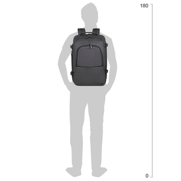 Plecak na laptopa RivaCase 8465 17.3" Black ECO (RC8465_BK) - obraz 7