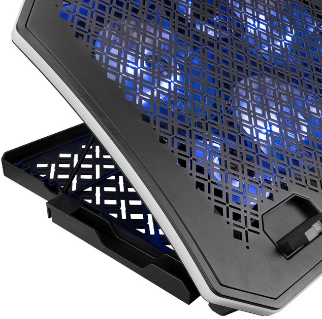 Охолоджувальна підставка для ноутбука Rampage Metafor RGB 10-19" (AD-RC34) - зображення 7