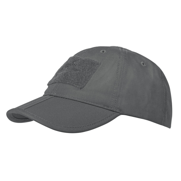 Бейсболка тактична Helikon-tex One size Сіра Czapka Baseball FOLDINGВ - PolyCotton Ripstop - Shadow Grey (CZ-BBF-PR-35) - изображение 1