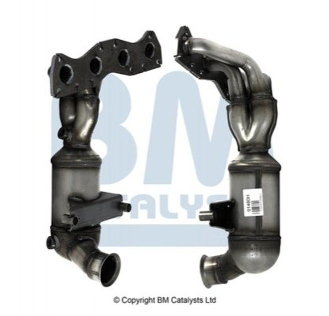 Каталізатор BM CATALYSTS BM91480H Peugeot 207, 308; Citroen C4, C3 0341L6, 0341N1, 0341L3 - зображення 1