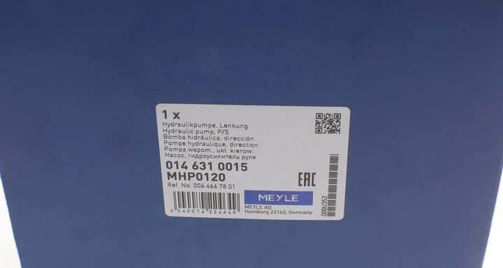 Насос гидроусилителя MEYLE 0146310015 Mercedes C-Class, Vito, Sprinter, E-Class 0064661501, 0064662601, 0064664601 - изображение 9