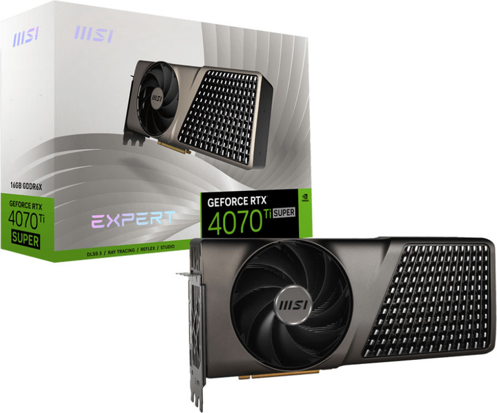 Karta graficzna MSI PCI-Ex GeForce RTX 4070 Ti Super Expert 16GB GDDR6X (256bit) (2685/21000) (HDMI, 3 x DisplayPort) (V513-683R) - obraz 5