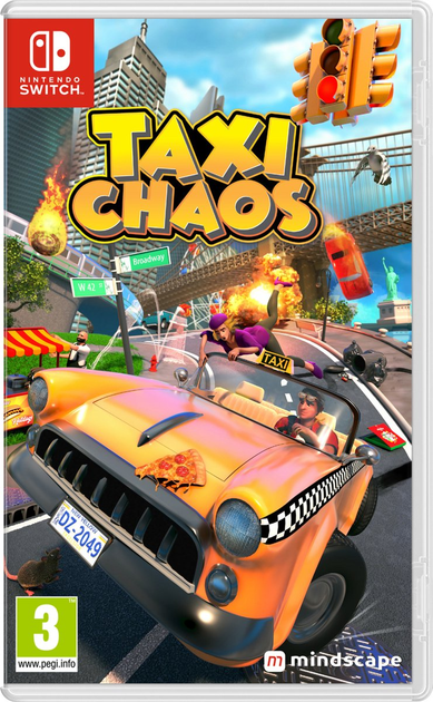Гра Nintendo Taxi Chaos (Електронний ключ) (8720254990552) - зображення 1