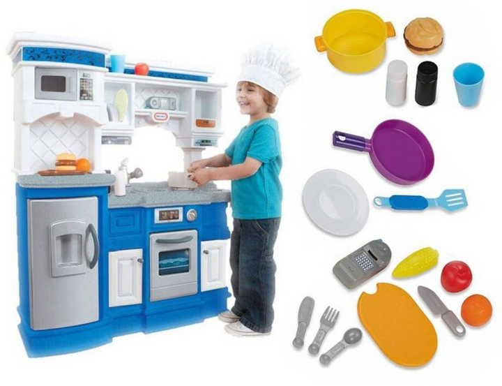 Kuchnia dla dzieci Little Tikes Gourmet Prep & Serve Kitchen Blue (0050743173509) - obraz 2