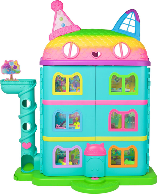 Zestaw zabawek Spin Master Gabby's Dollhouse Purrfect Dollhouse Rainbow (0681147027183) - obraz 2